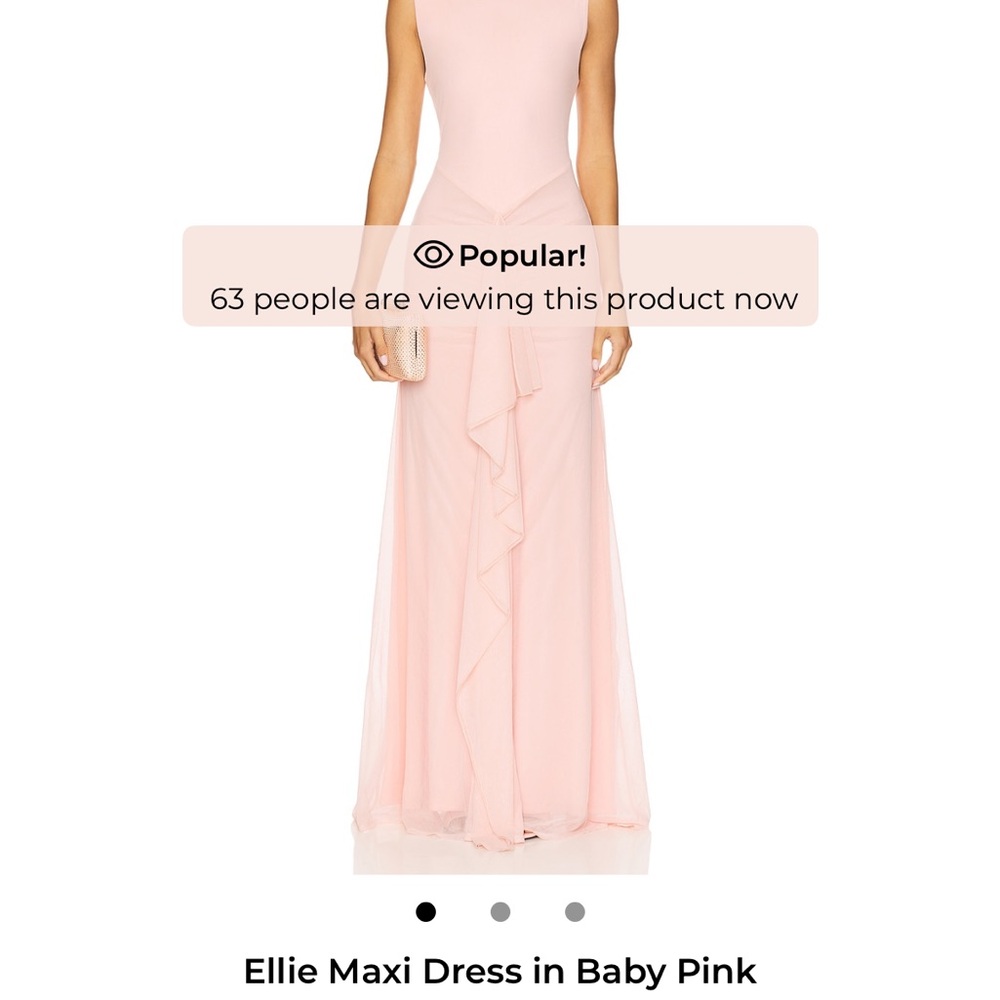 Lovers + Friends Baby Pink Maxi Dress